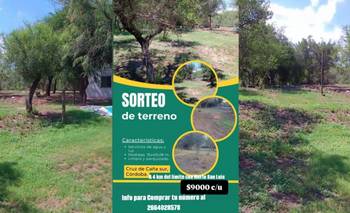 Villa de Merlo: sortea su terreno para volver a emprender tras una millonaria estafa