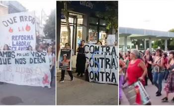 8M: importantes movilizaciones en San Luis, Villa Mercedes y Villa de Merlo