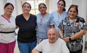 Buena noticia de Semana Santa: el padre Nolo recibió el alta