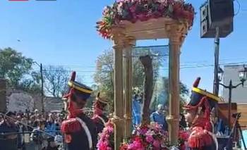 Con una masiva y profunda devoción, fue honrado el milagroso Cristo de Renca  