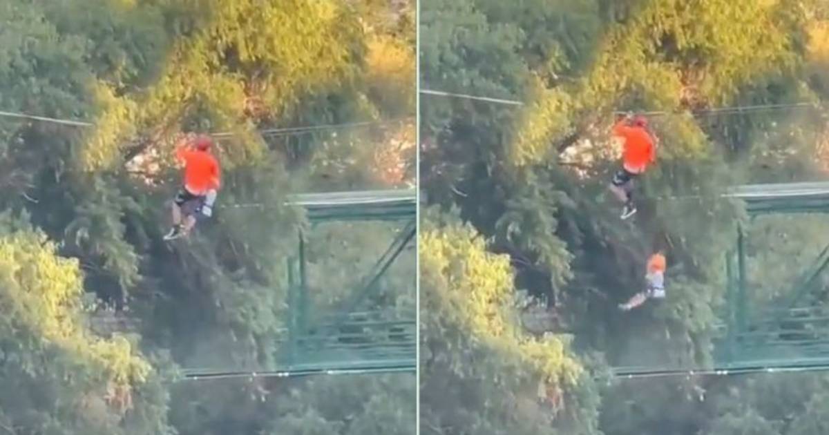 Un nene se cayó desde 12 metros de altura cuando se le cortó la soga de ...