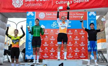 María Paz Peralta enorme: ganó la Vuelta de San Juan Juvenil