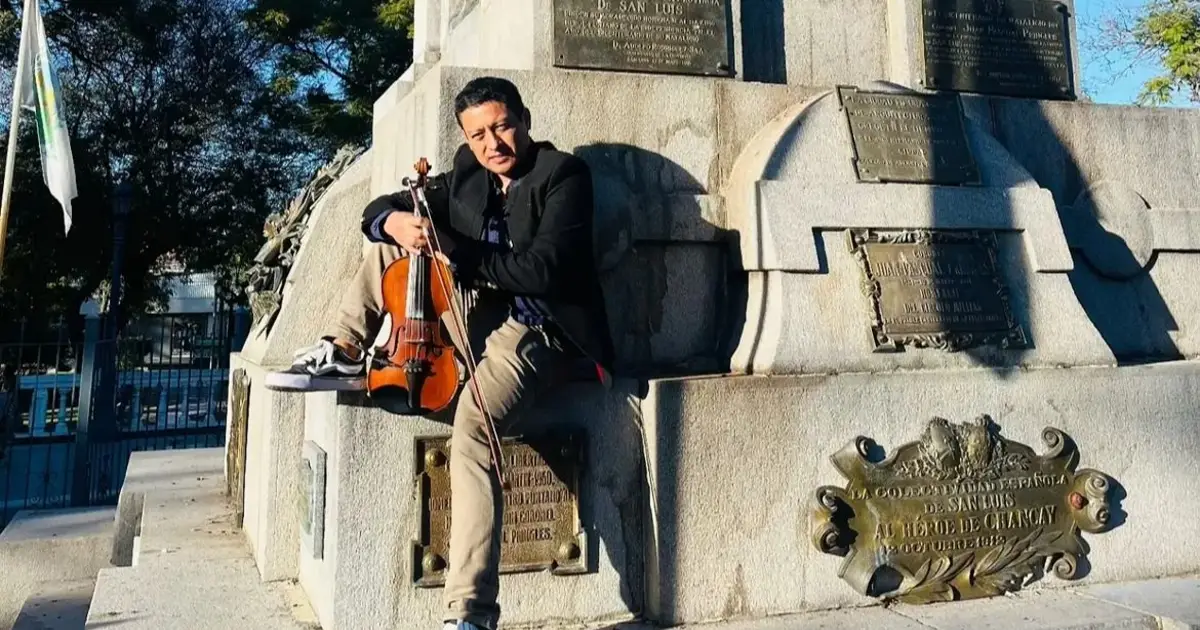 Es peruano, toca el violín desde los 15 y ahora representará a la provincia en Italia | El Diario de la República
