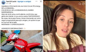 Le robaron la moto y encima la quisieron estafar
