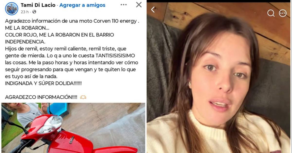 Le robaron la moto y encima la quisieron estafar