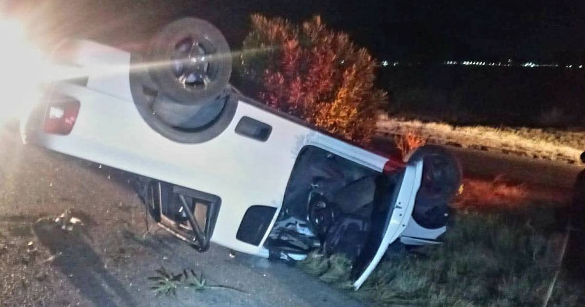 Volcó, sufrió una fractura y le dio positivo el test de alcoholemia