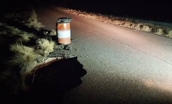 La Ruta Provincial 27 se desmorona: denuncian un socavón que avanza bajo el asfalto