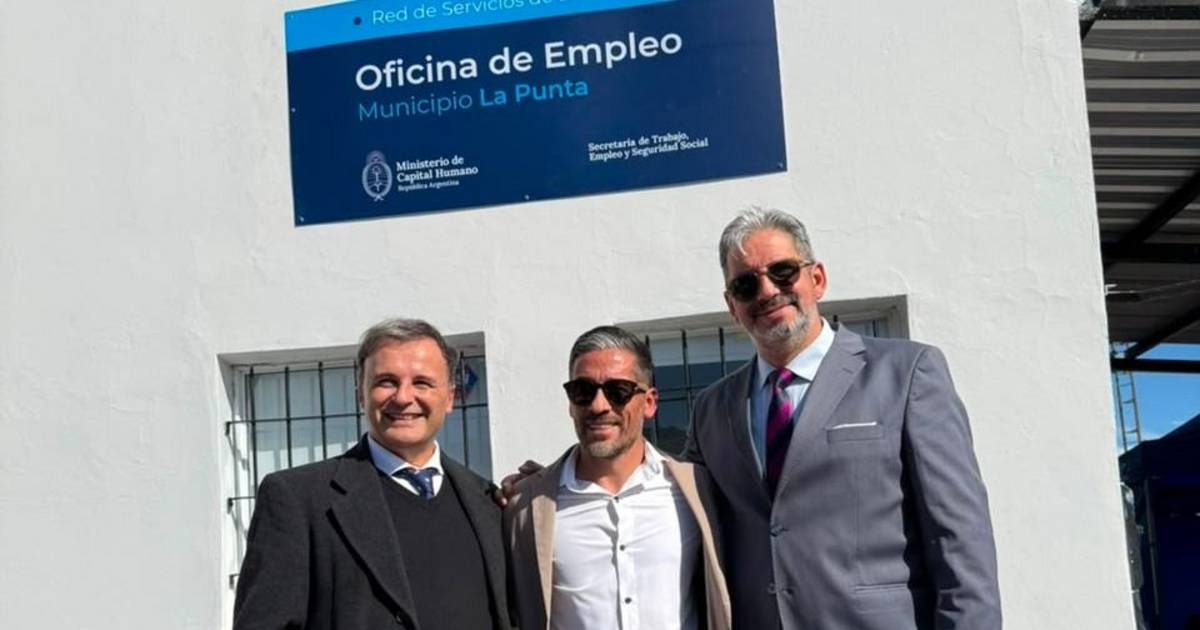 Abrieron una nueva oficina de empleo en La Punta, con presencias llamativas