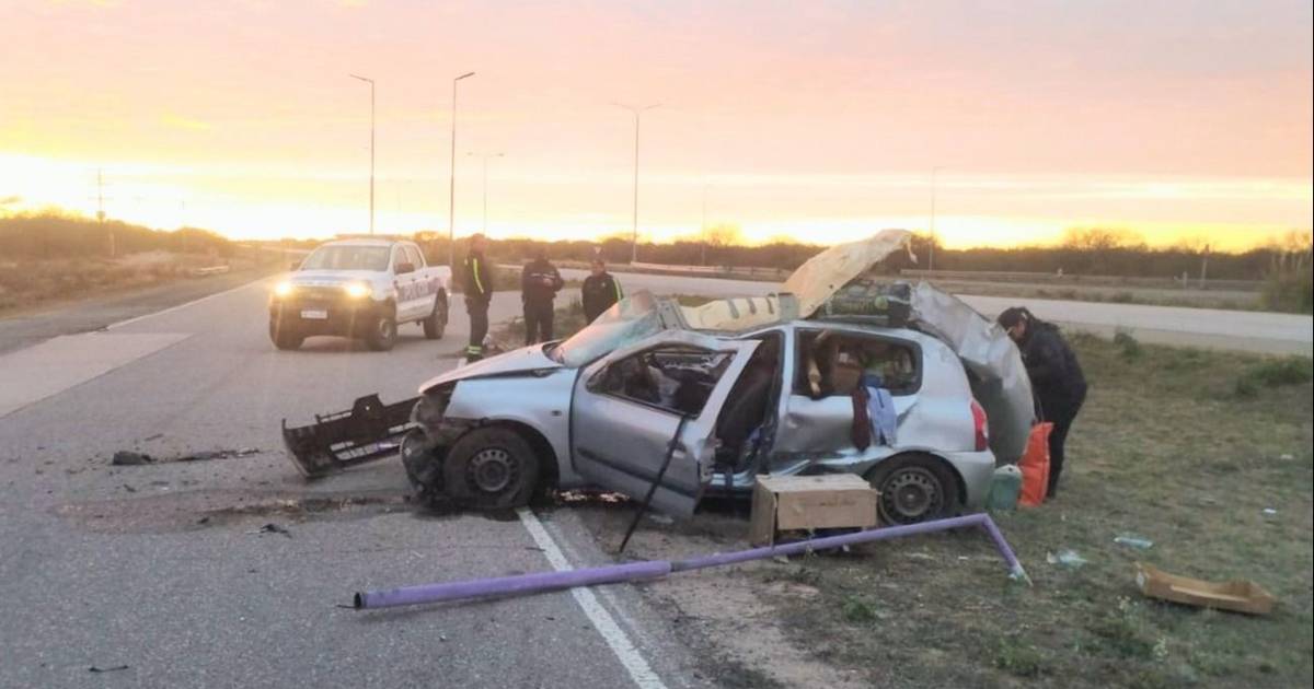 Un herido en un accidente en la entrada de Jarilla