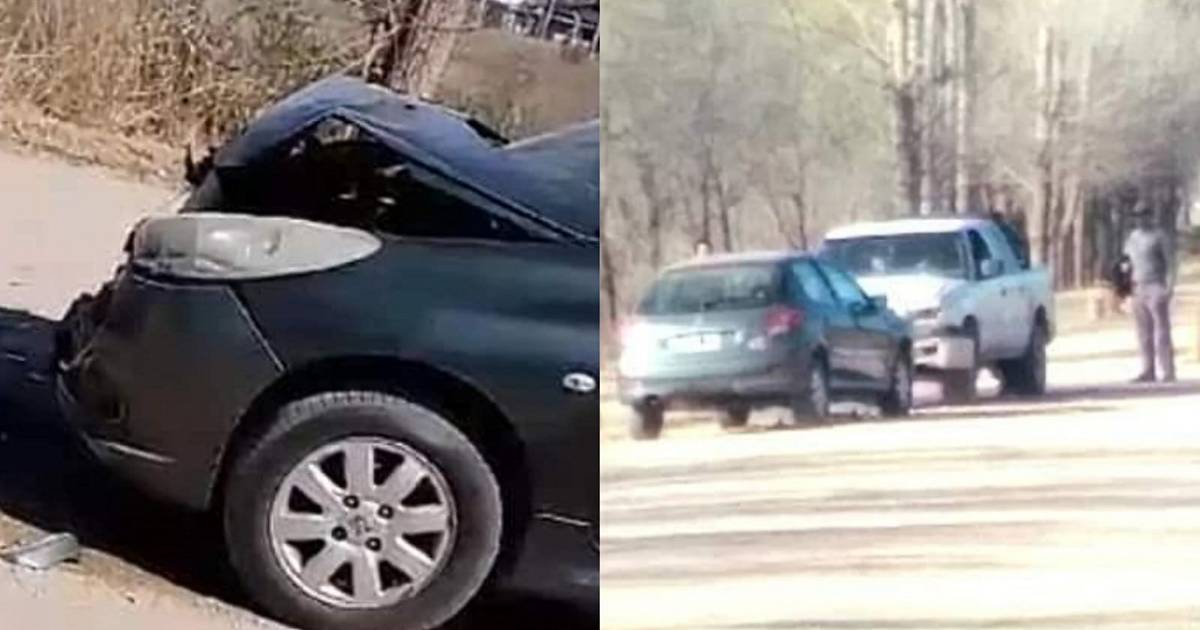 Un herido en un choque frontal entre un auto y una camioneta | El ...