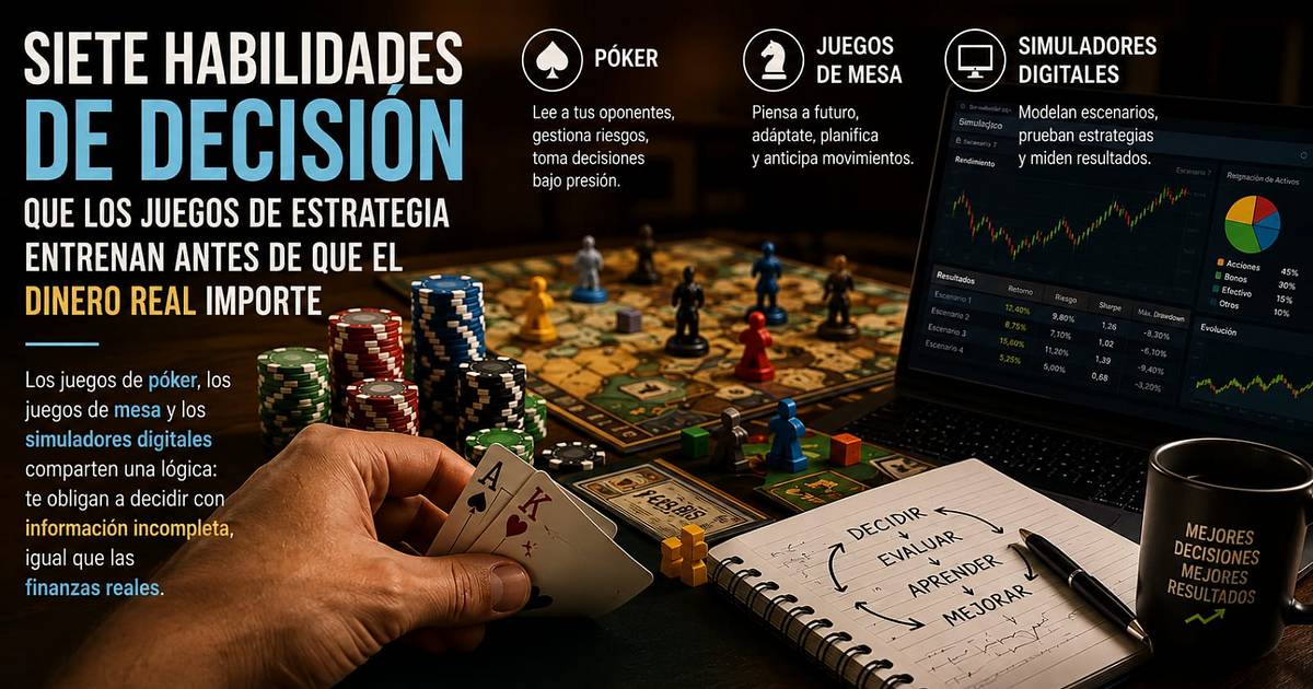 Siete habilidades de decisión que entrenan antes de que el dinero real importe