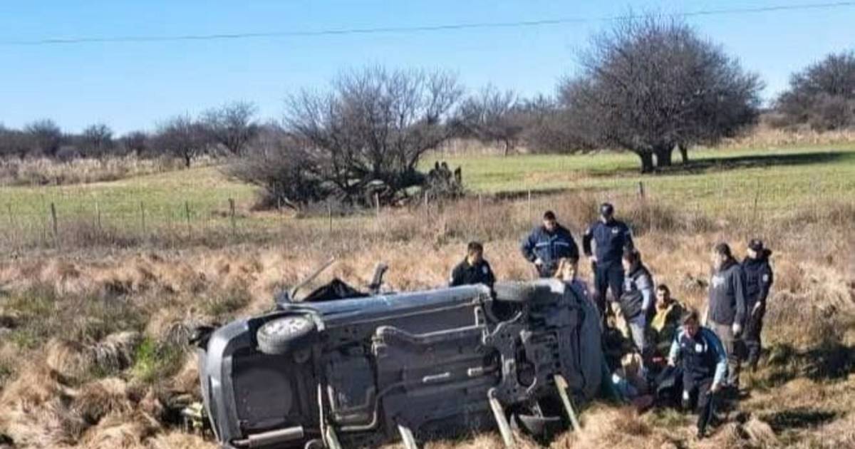 Un hombre de 82 años murió en un vuelco cerca de Nueva Galia