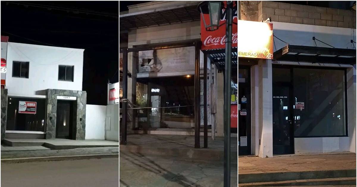 Alarma en Villa de Merlo: más de 70 locales cerrados y 20 negocios en venta