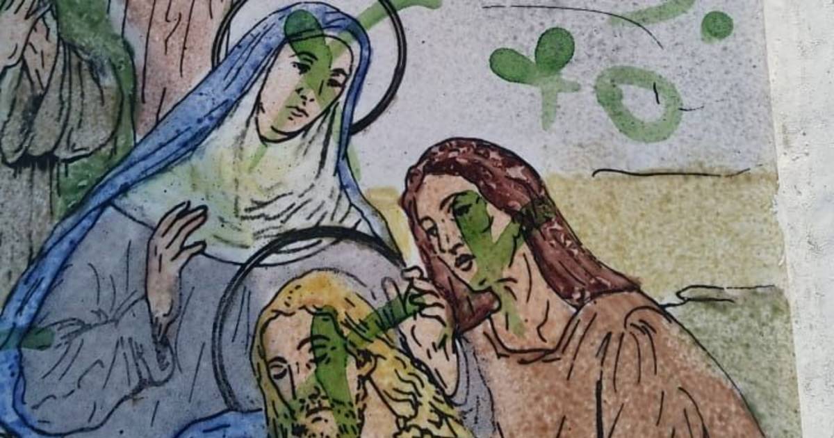Atacaron la capilla de la Virgen de Schoenstatt en Villa Mercedes