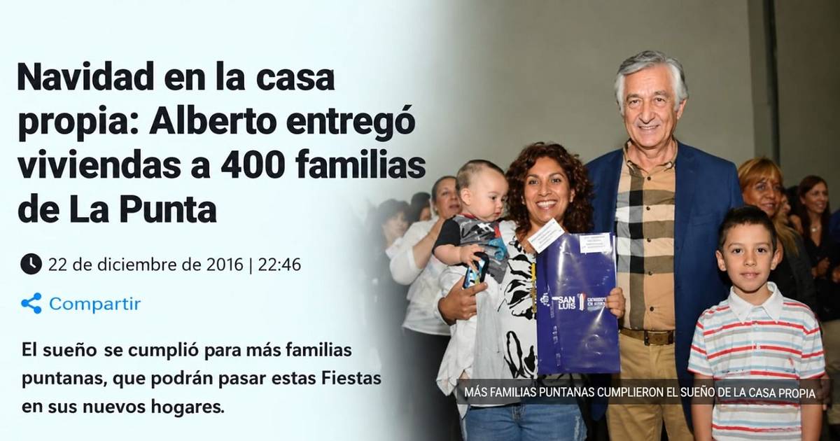 Pueden repetir el relato mil veces, pero no pueden borrar 70 mil casas