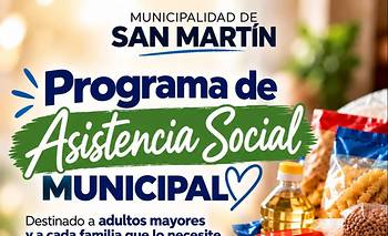 Un intendente quería anunciar obras, pero cambió y lanzó un bolsón alimentario