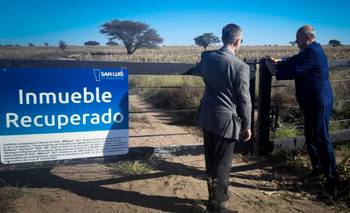 Desapareció una cosecha millonaria de un campo expropiado por el gobierno de San Luis