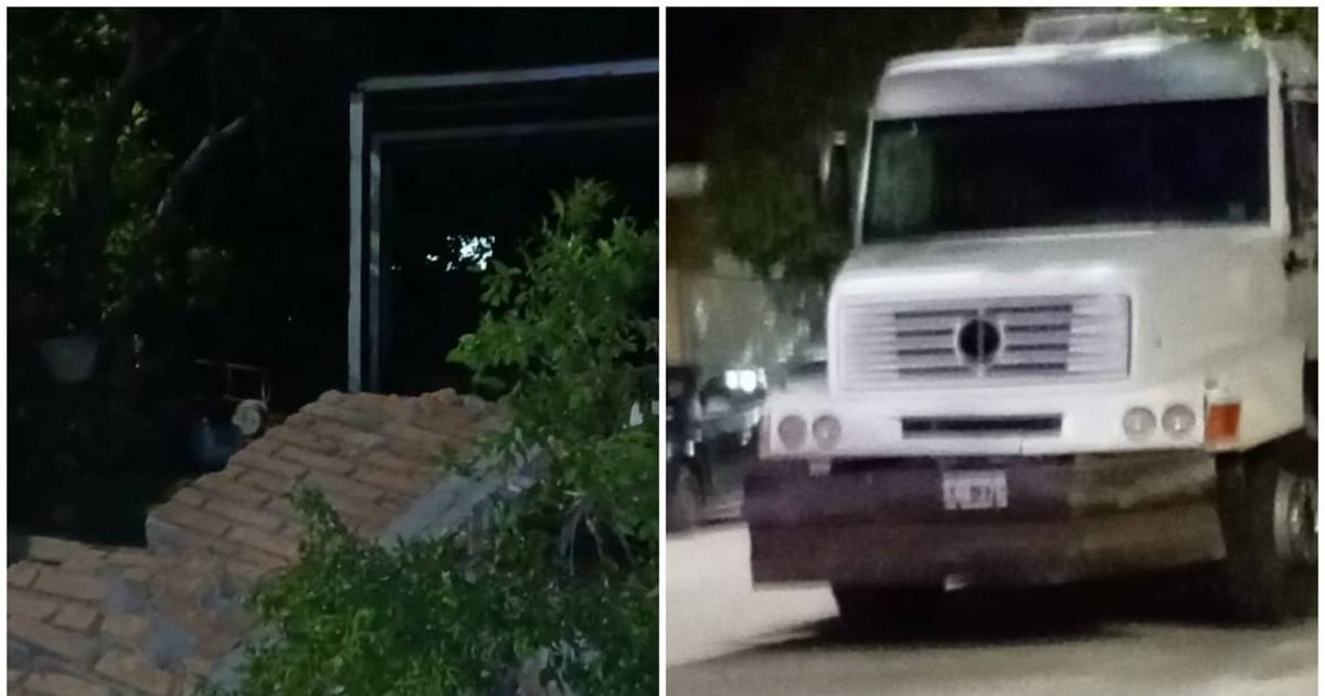 Una jornada marcada por los accidentes: un camión chocó contra una vivienda | El Diario de la República