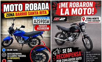 A dos trabajadores se quedaron sin su herramienta de trabajo: les robaron las motos