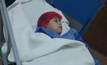 Piden ayuda por Valentino, un nene de cinco años que tuvo un accidente