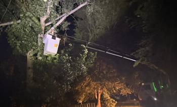 Daños por el fuerte temporal en Tilisarao 